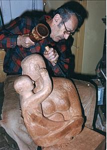 The Sculptor at Work